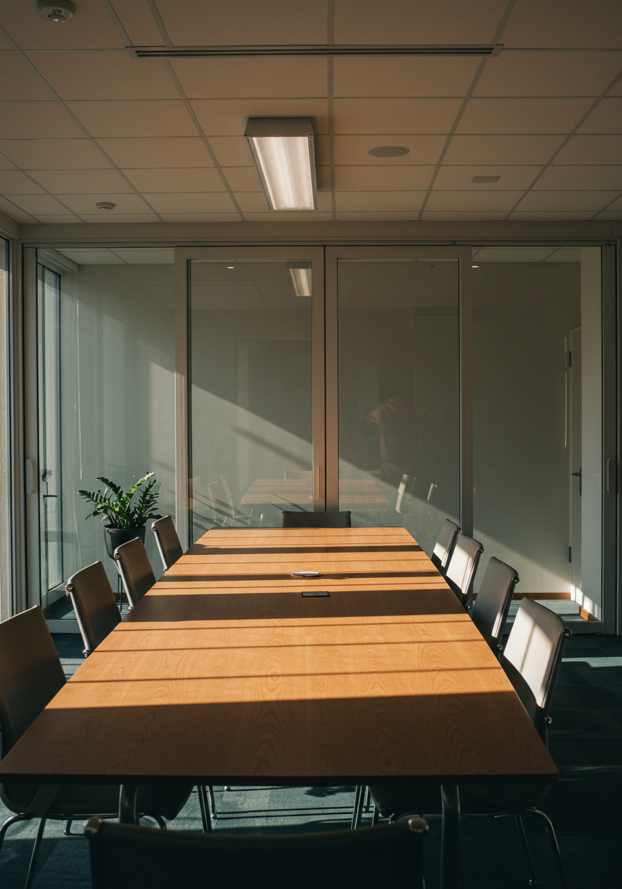 Sunlit Conference Room